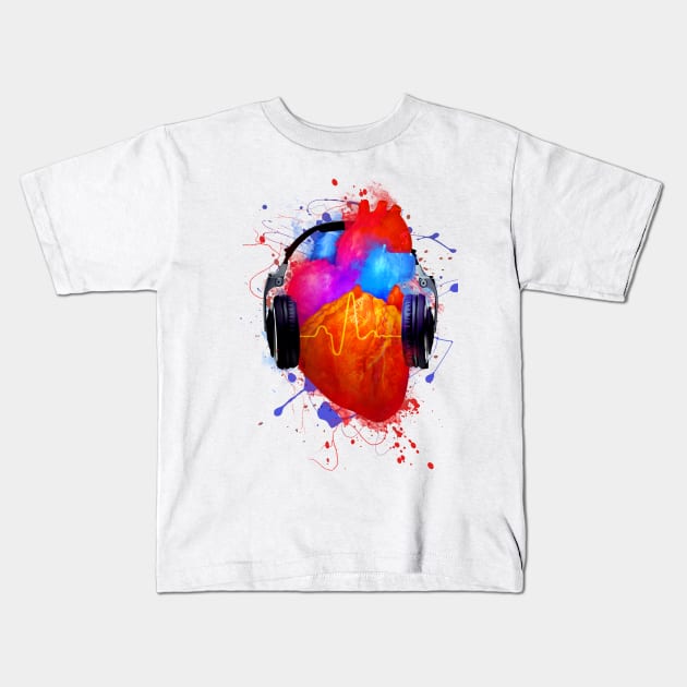 No Music - No Life Kids T-Shirt by Sitchko